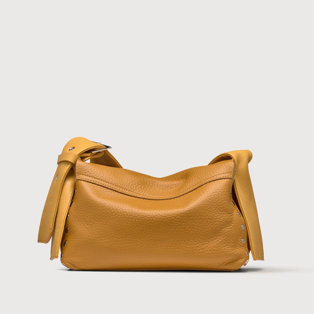 Zanellato BORSA POSTINA® SMALL IN PELLE MARTELLATA YELLOW GIALLONE | Zanellato Vendite Flash