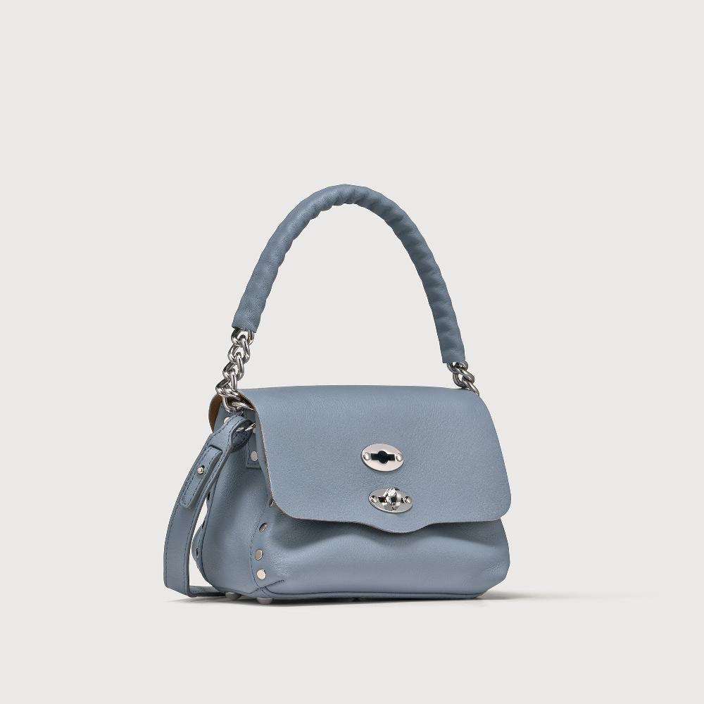 Zanellato BORSA POSTINA® BABY IN PELLE LISCIA BLUE GRAN LAGUNA | Zanellato Nuova