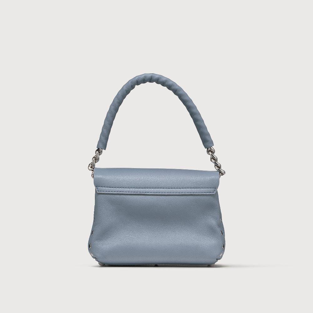 Zanellato BORSA POSTINA® BABY IN PELLE LISCIA BLUE GRAN LAGUNA | Zanellato Nuova