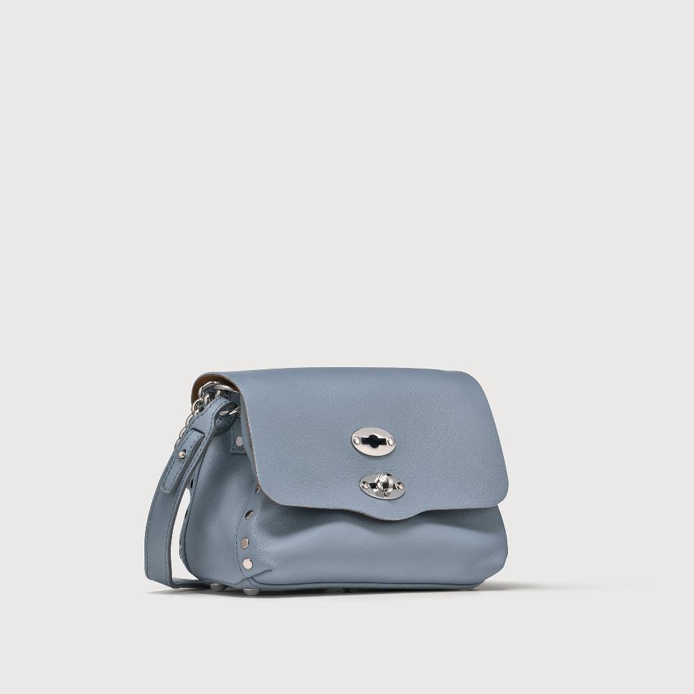Zanellato BORSA POSTINA® BABY IN PELLE LISCIA BLUE GRAN LAGUNA | Zanellato Nuova
