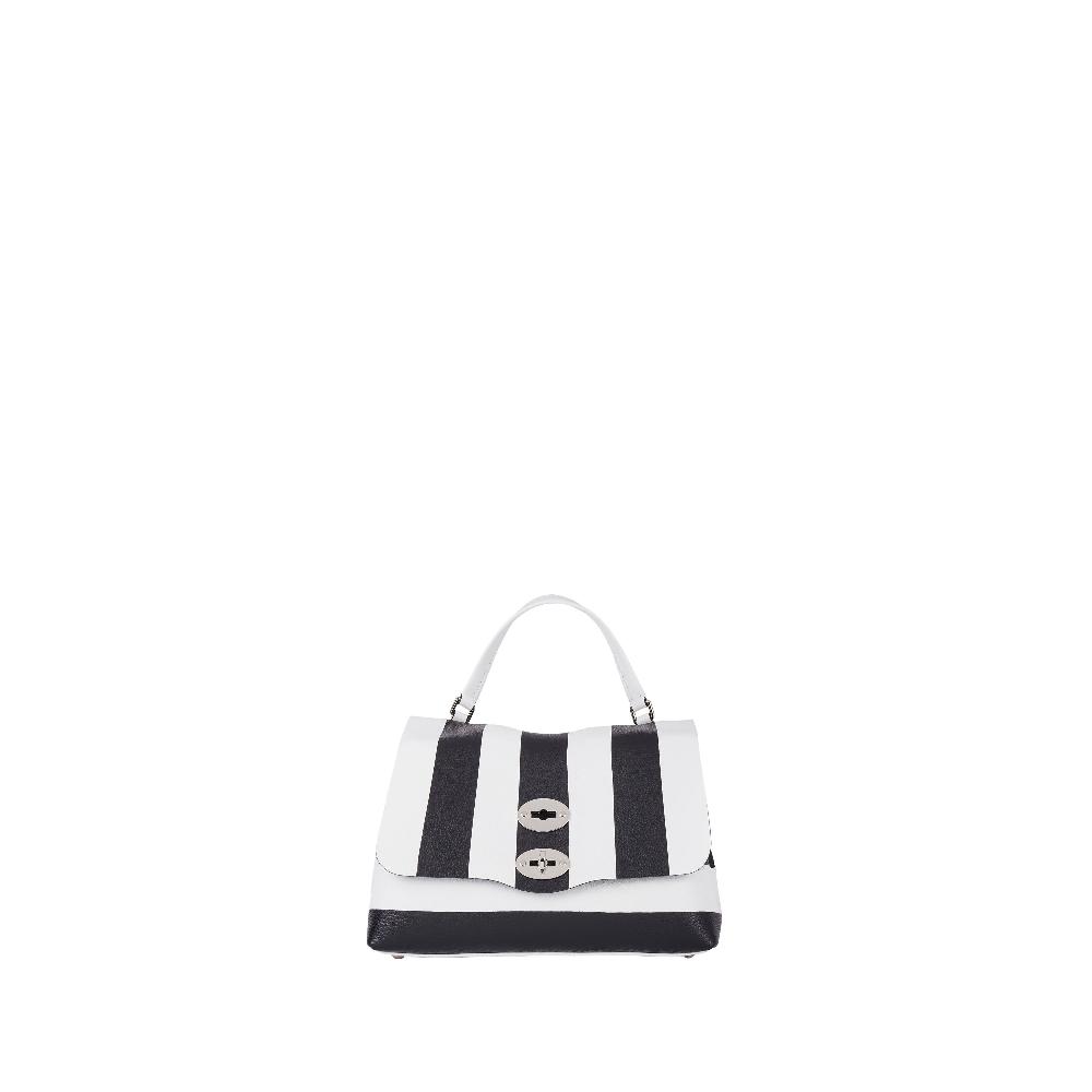Zanellato BORSA POSTINA® SMALL IN PELLE MARTELLATA WHITE FORTE DEI MARMI | Zanellato Italia