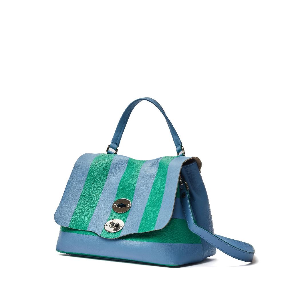 Zanellato BORSA POSTINA® SMALL IN PELLE MARTELLATA GREEN SMERALDO | Zanellato In Linea