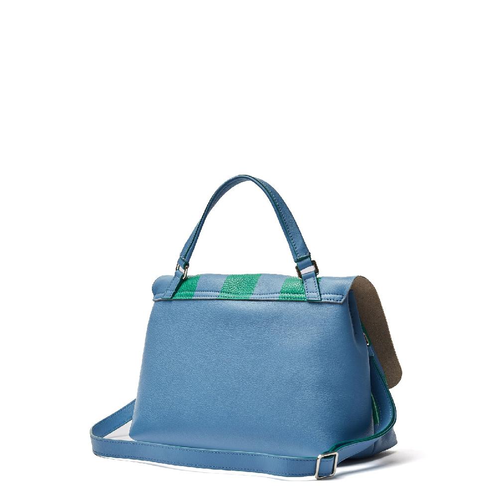 Zanellato BORSA POSTINA® SMALL IN PELLE MARTELLATA GREEN SMERALDO | Zanellato In Linea
