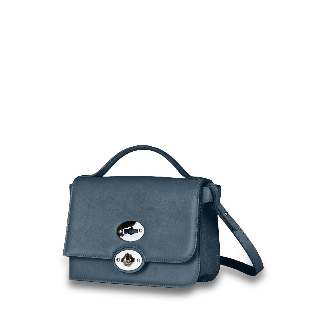 Zanellato BORSA ELLA UNICA IN PELLE LISCIA BLUE ATMOSFERA | Zanellato Vendita