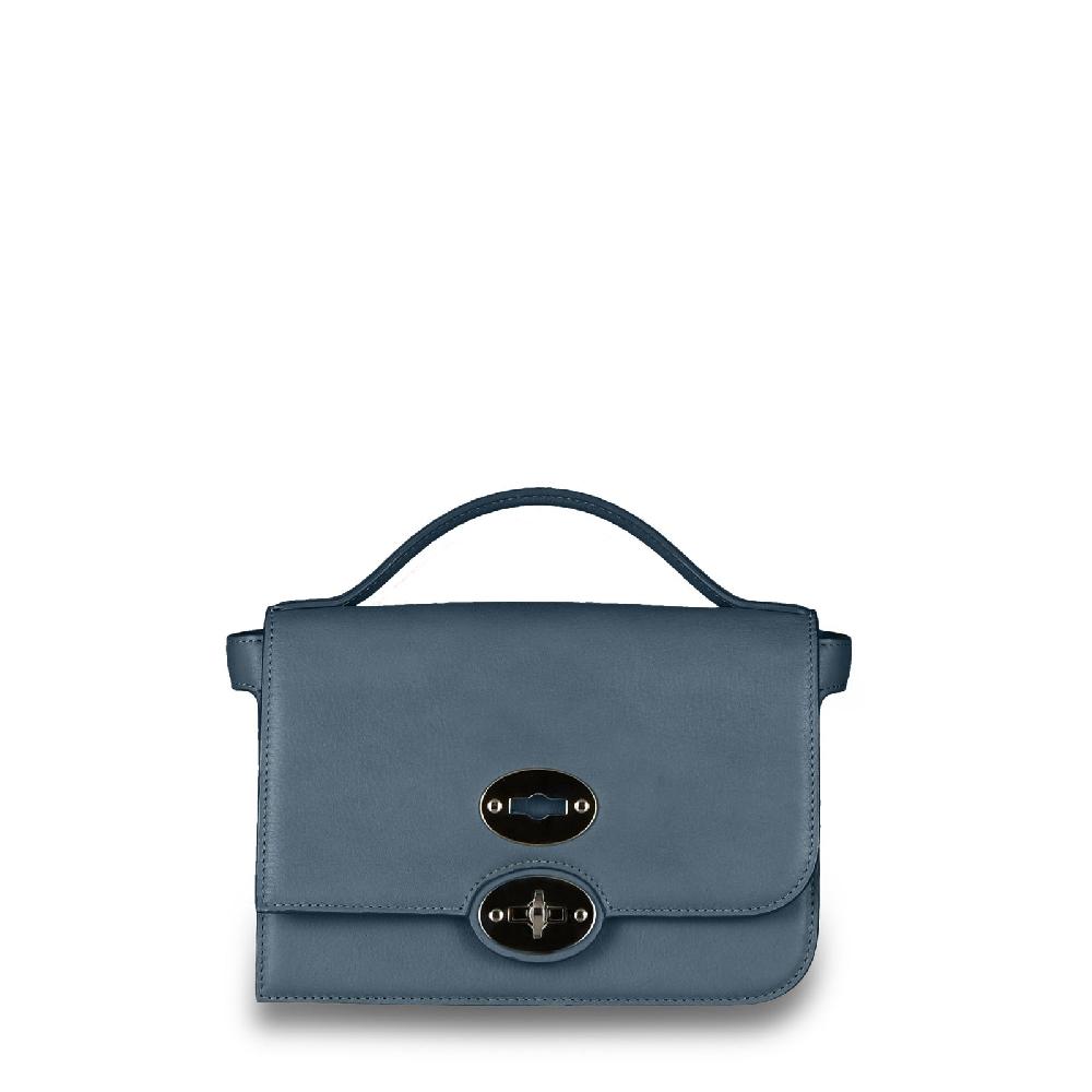 Zanellato BORSA ELLA UNICA IN PELLE LISCIA BLUE ATMOSFERA | Zanellato Vendita