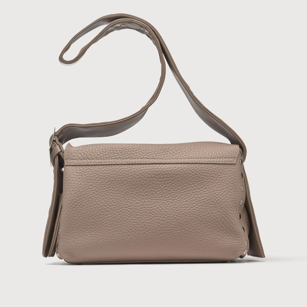Zanellato BORSA POSTINA® SMALL IN PELLE MARTELLATA GREY CENERINO | Zanellato Shopping Online