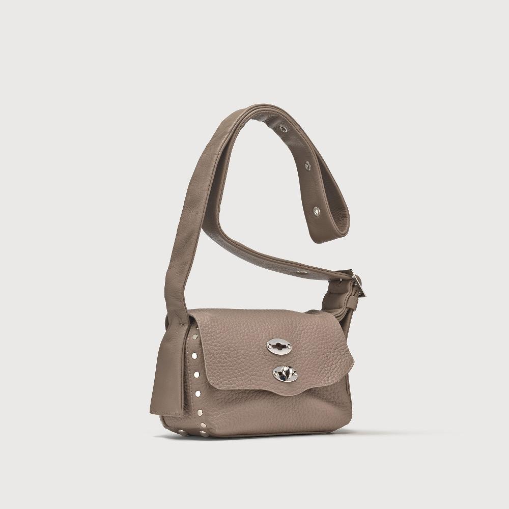 Zanellato BORSA POSTINA® BABY IN PELLE MARTELLATA GREY CENERINO | Zanellato Affare Del Giorno