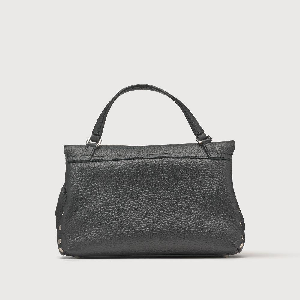 Zanellato BORSA POSTINA® SMALL IN PELLE MARTELLATA BLACK NERO | Zanellato Presa