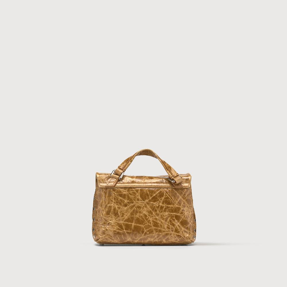 Zanellato BORSA POSTINA® BABY IN PELLE SPAZZOLATA BROWN CARPINESE | Zanellato Saldi