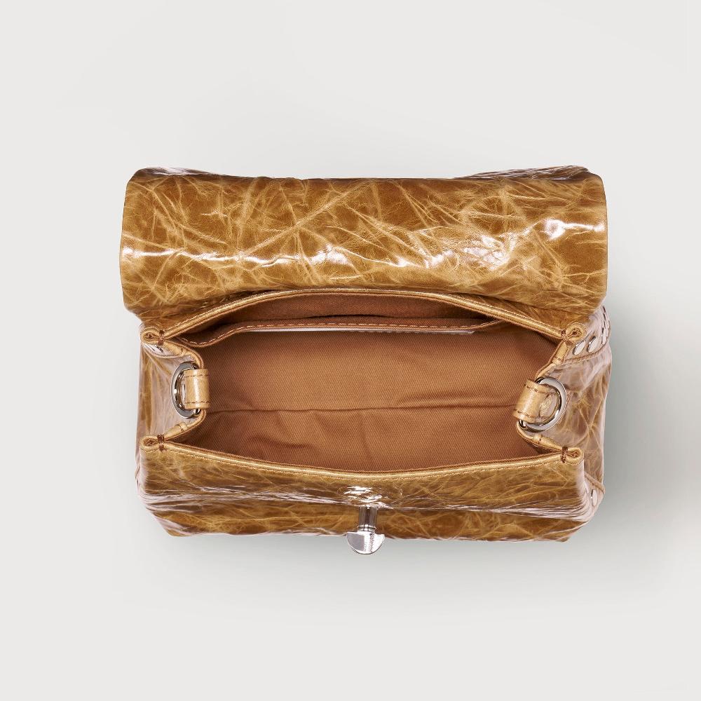 Zanellato BORSA POSTINA® BABY IN PELLE SPAZZOLATA BROWN CARPINESE | Zanellato Saldi