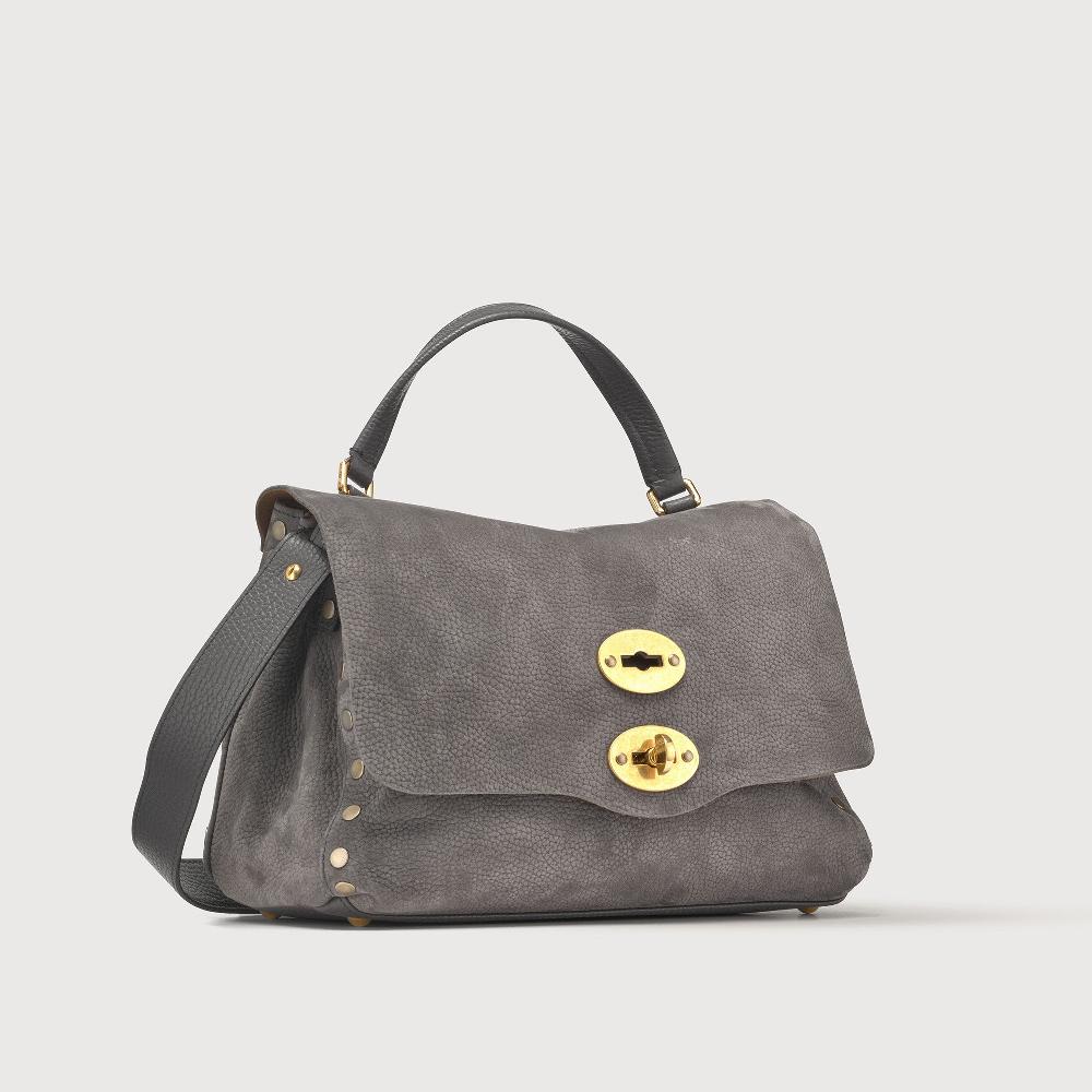 Zanellato BORSA POSTINA® SMALL IN PELLE MARTELLATA GREY FIAMMINGO | Zanellato Hotsell