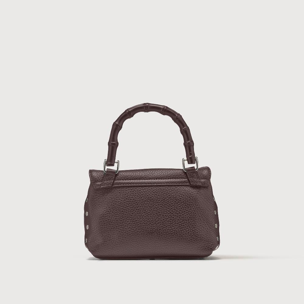 Zanellato BORSA POSTINA® BABY IN PELLE MARTELLATA BROWN MOCACCINO | Zanellato Vendita Calda