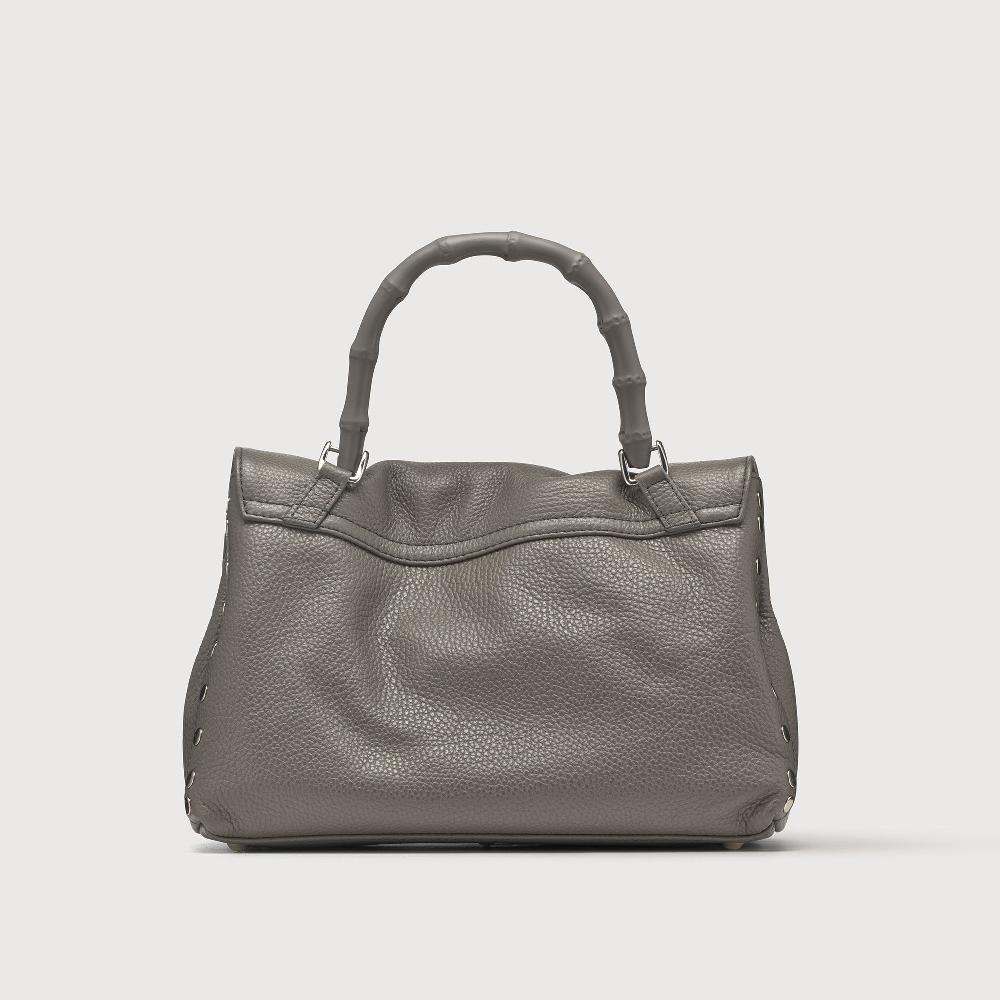 Zanellato BORSA POSTINA® SMALL IN PELLE MARTELLATA GREY MONTEBIANCO | Zanellato Super sconto