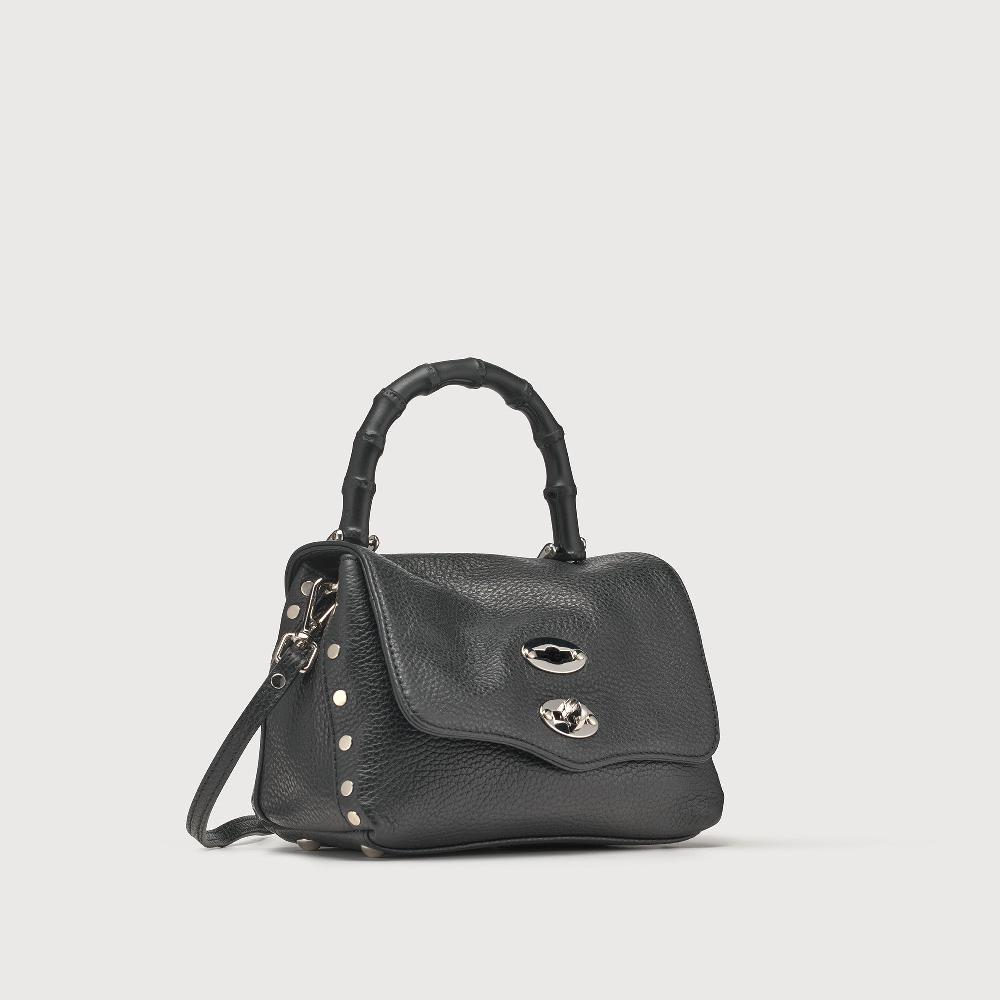 Zanellato BORSA POSTINA® BABY IN PELLE MARTELLATA BLACK NERO | Zanellato I Più Venduti