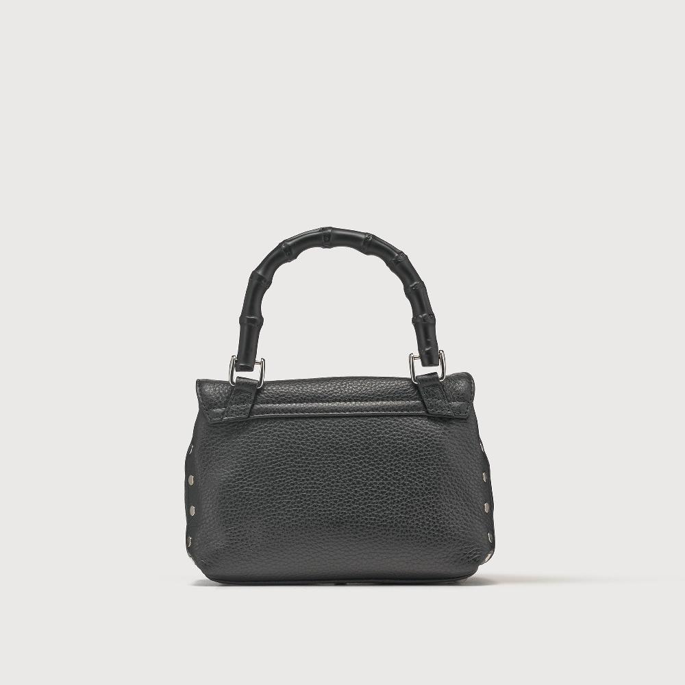 Zanellato BORSA POSTINA® BABY IN PELLE MARTELLATA BLACK NERO | Zanellato I Più Venduti