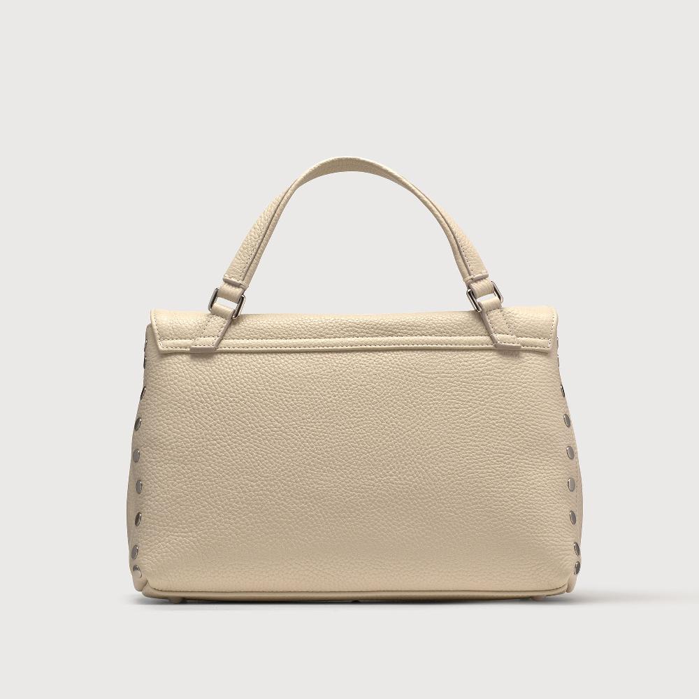 Zanellato BORSA POSTINA® SMALL IN PELLE MARTELLATA WHITE BIANCONE | Zanellato Vendite Flash