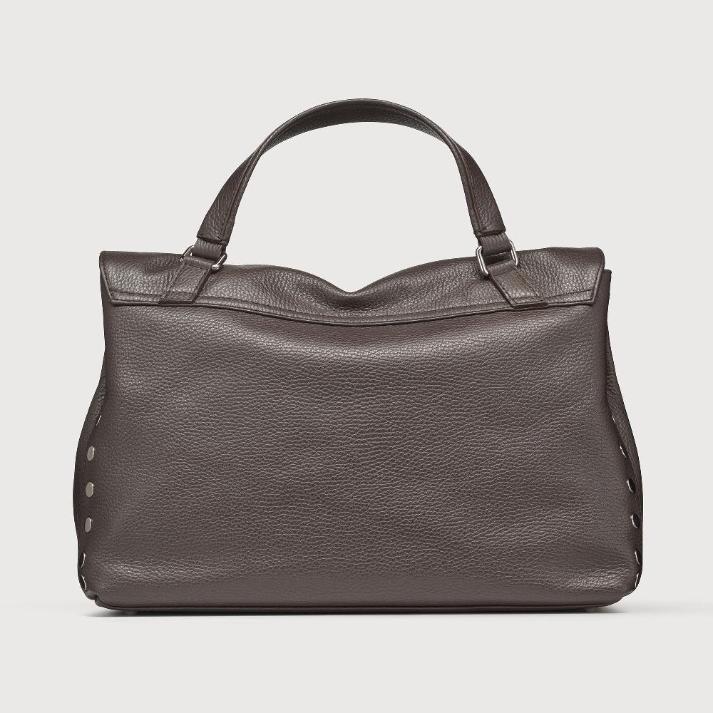 Zanellato BORSA POSTINA® MEDIUM IN PELLE MARTELLATA BROWN MOCACCINO | Zanellato Negozio