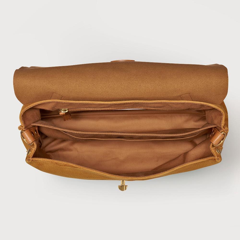 Zanellato BORSA POSTINA® MEDIUM IN PELLE NABUK BROWN BRANDY | Zanellato Italia