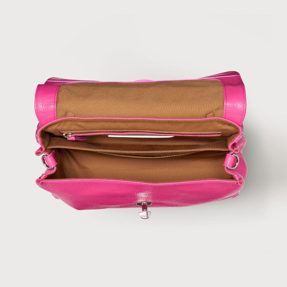 Zanellato BORSA POSTINA® SMALL IN PELLE MARTELLATA PINK ORCHIDEA | Zanellato 2025
