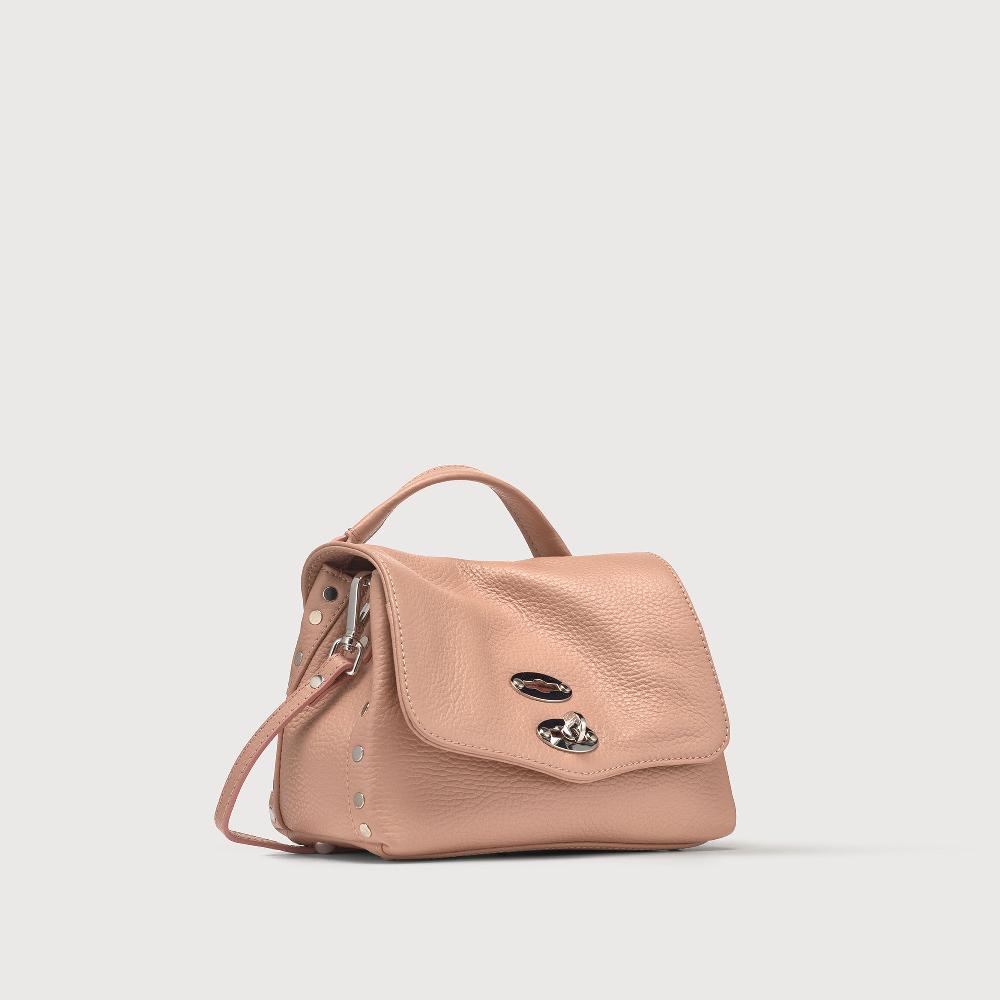 Zanellato BORSA POSTINA® BABY IN PELLE MARTELLATA PINK NUDE | Zanellato Nuovo