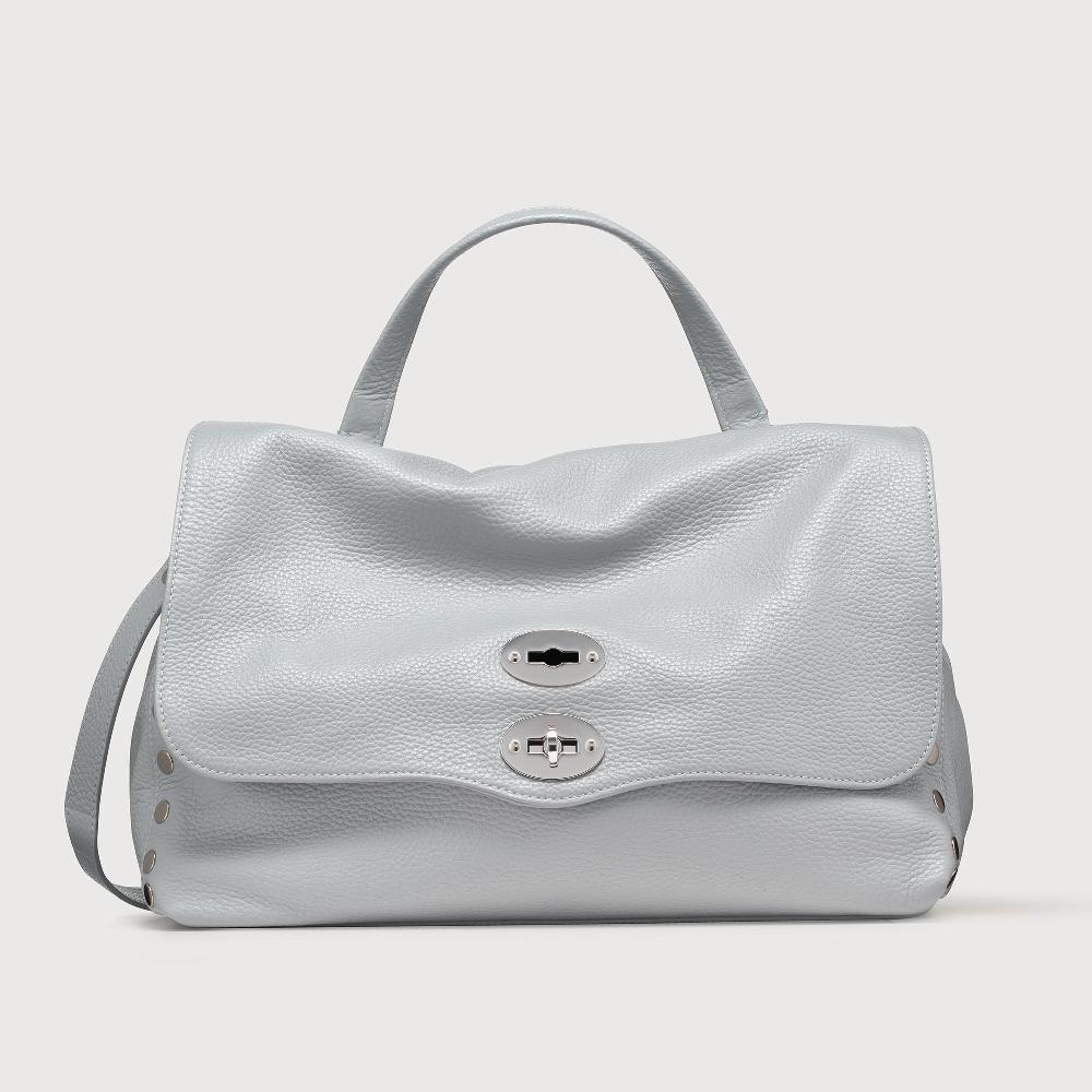 Zanellato BORSA POSTINA® MEDIUM IN PELLE MARTELLATA GREY CLOUD | Zanellato Vendita