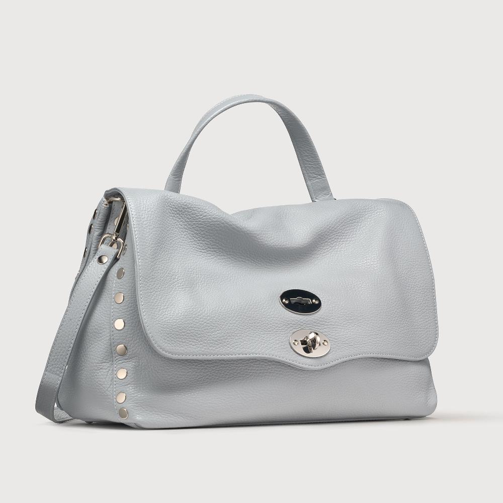 Zanellato BORSA POSTINA® MEDIUM IN PELLE MARTELLATA GREY CLOUD | Zanellato Vendita