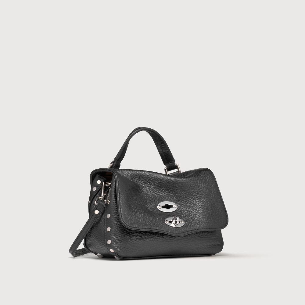 Zanellato BORSA POSTINA® BABY IN PELLE MARTELLATA BLACK NERO | Zanellato Promozione