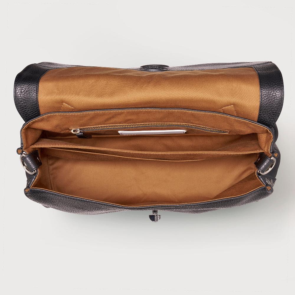Zanellato BORSA POSTINA® MEDIUM IN PELLE MARTELLATA BLACK NERO | Zanellato Spedizione Gratuita