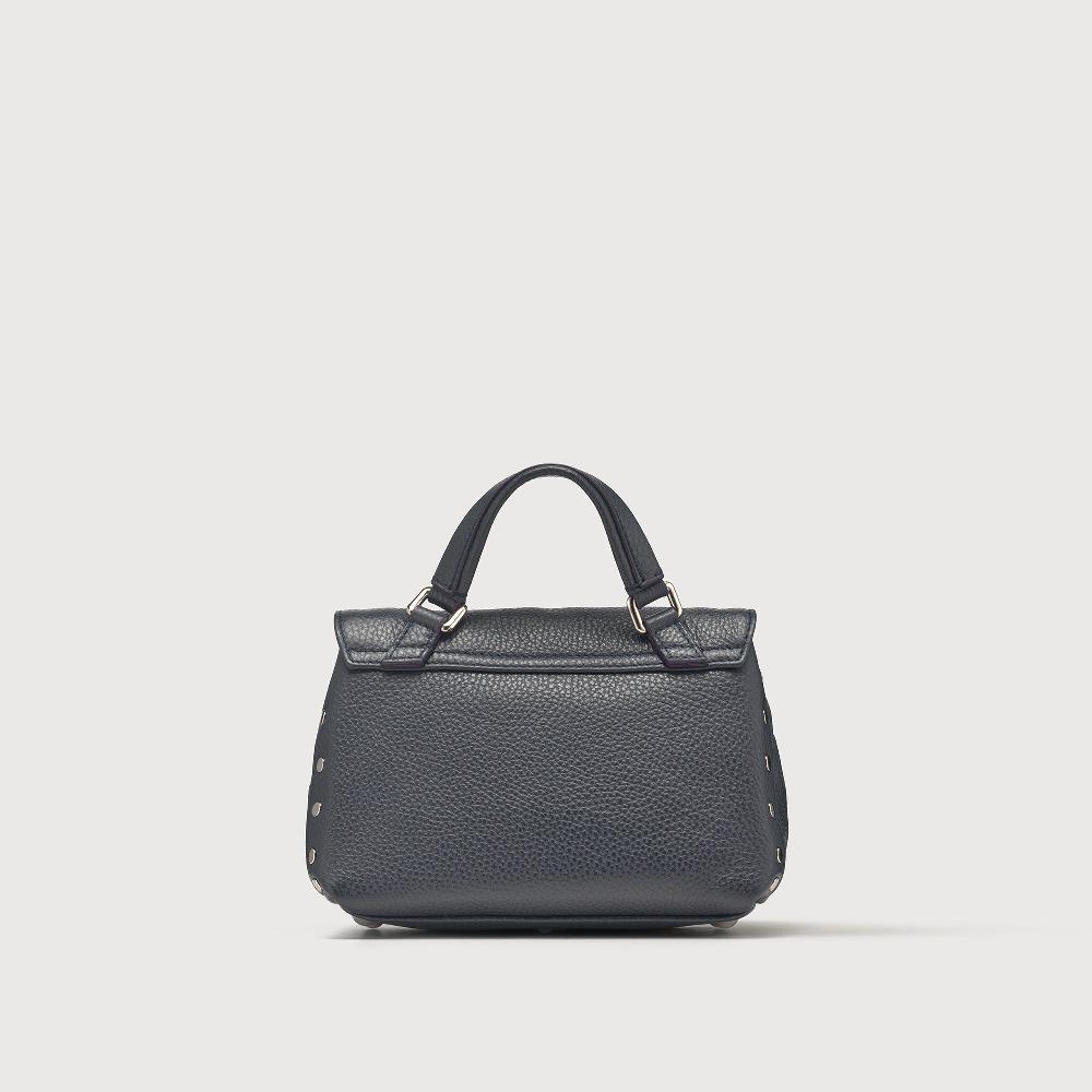 Zanellato BORSA POSTINA® BABY IN PELLE MARTELLATA DARK NAVY | Zanellato Promozione Limitata