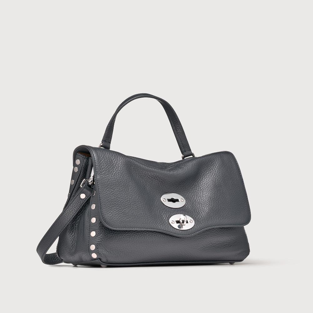 Zanellato BORSA POSTINA® SMALL IN PELLE MARTELLATA DARK NAVY | Zanellato Fino Al -60%