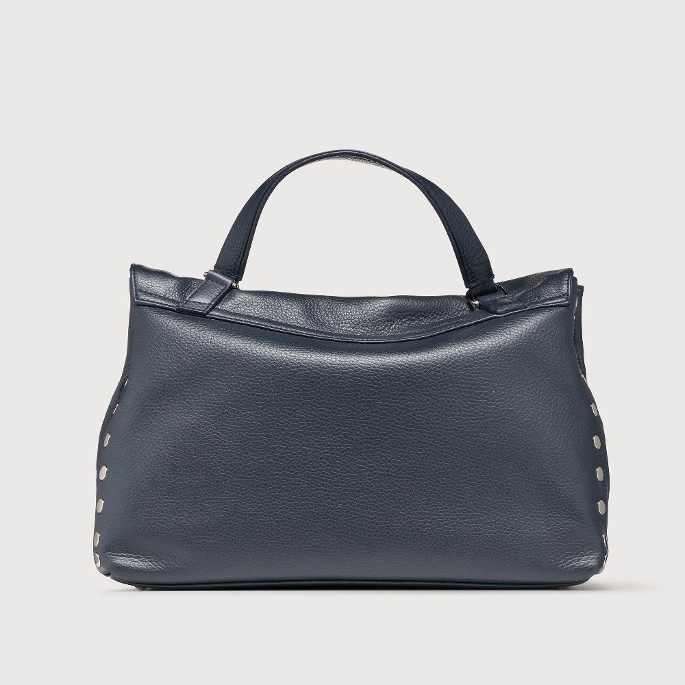 Zanellato BORSA POSTINA® MEDIUM IN PELLE MARTELLATA DARK NAVY | Zanellato Shopping Online