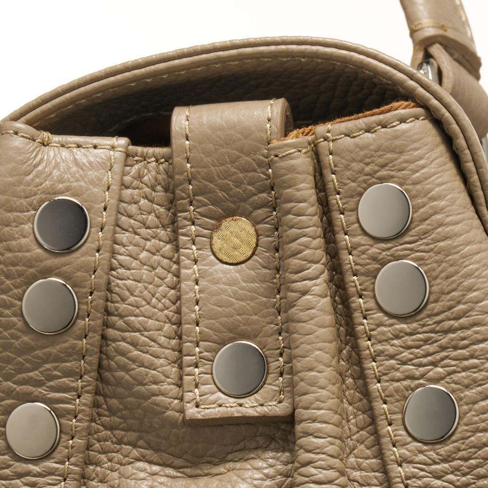 Zanellato BORSA POSTINA® MEDIUM IN PELLE MARTELLATA GREY CRETA | Zanellato Prezzo Ridotto