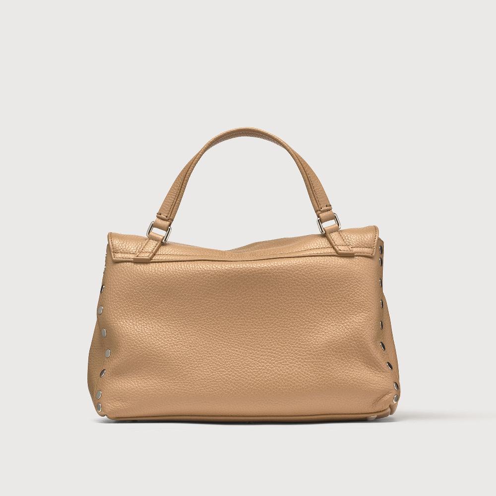 Zanellato BORSA POSTINA® SMALL IN PELLE MARTELLATA BROWN CAPPUCCINO | Zanellato Offerta