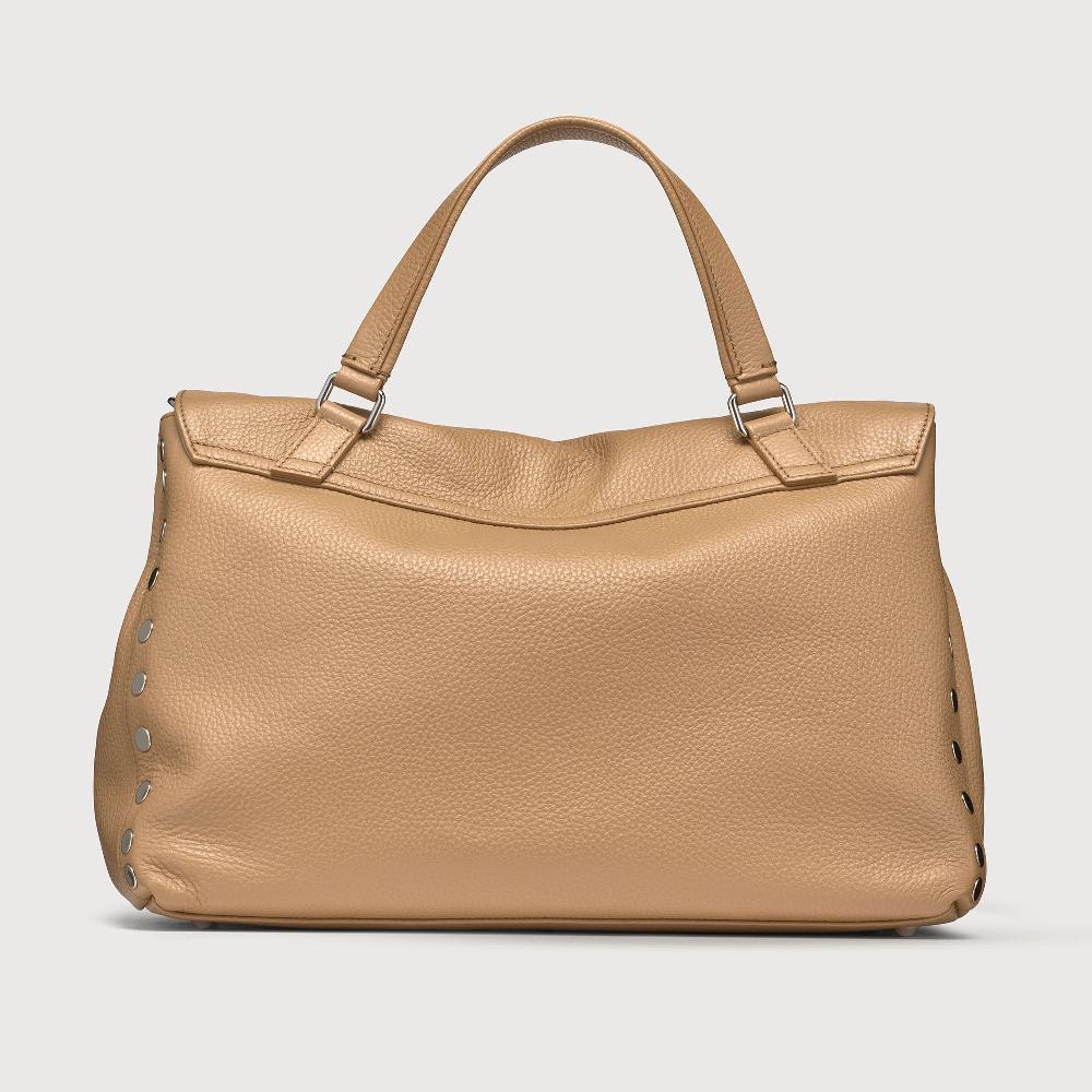 Zanellato BORSA POSTINA® MEDIUM IN PELLE MARTELLATA BROWN CAPPUCCINO | Zanellato Economico