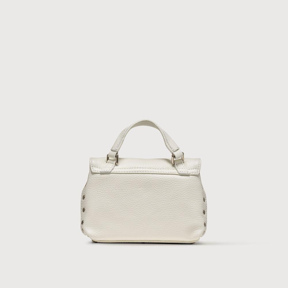Zanellato BORSA POSTINA® BABY IN PELLE MARTELLATA BIANCO LATTE | Zanellato In Vendita
