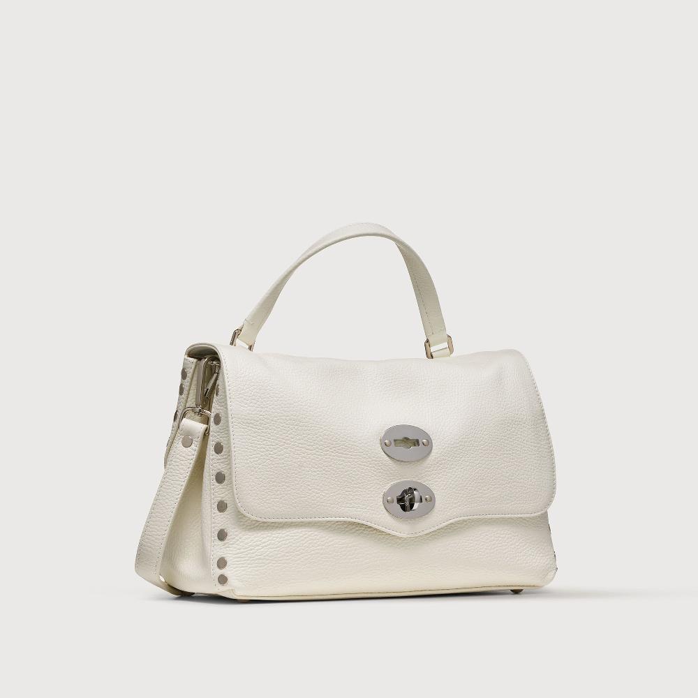 Zanellato BORSA POSTINA® SMALL IN PELLE MARTELLATA BIANCO LATTE | Zanellato Saldi