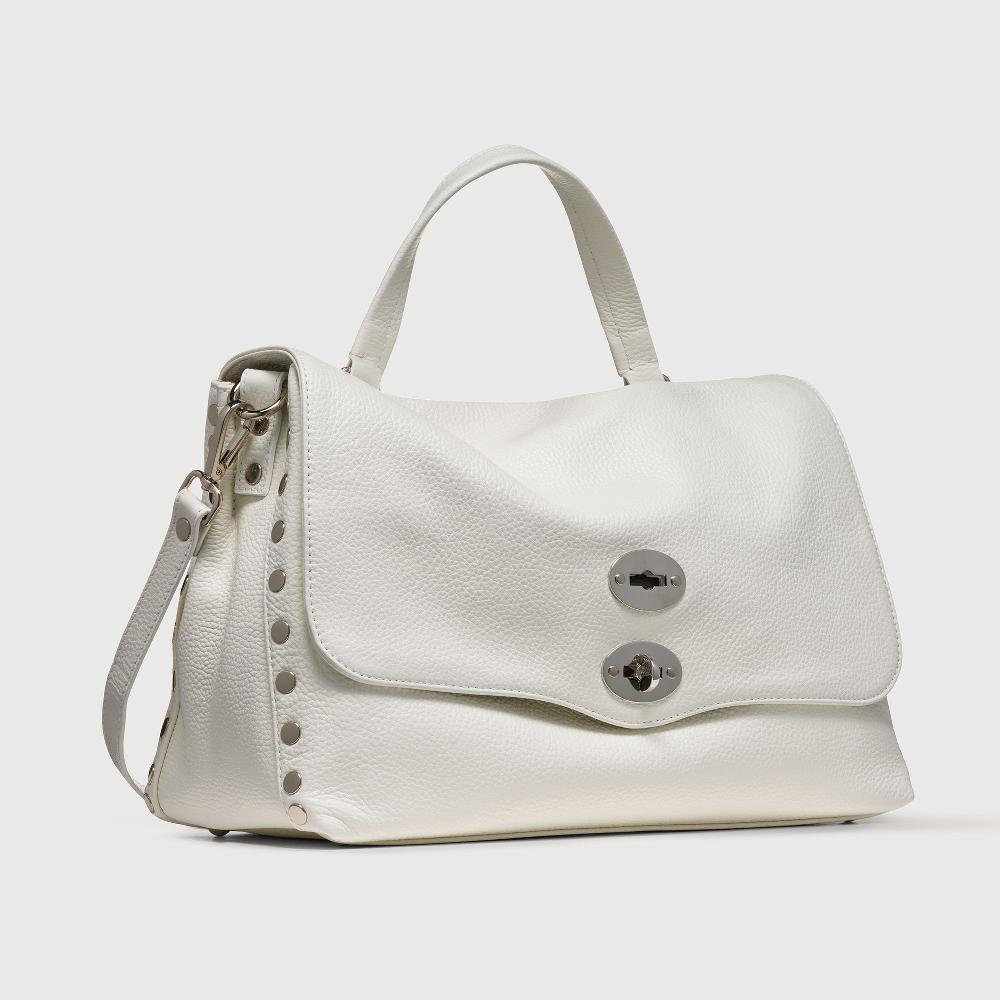 Zanellato BORSA POSTINA® MEDIUM IN PELLE MARTELLATA BIANCO LATTE | Zanellato Offerte