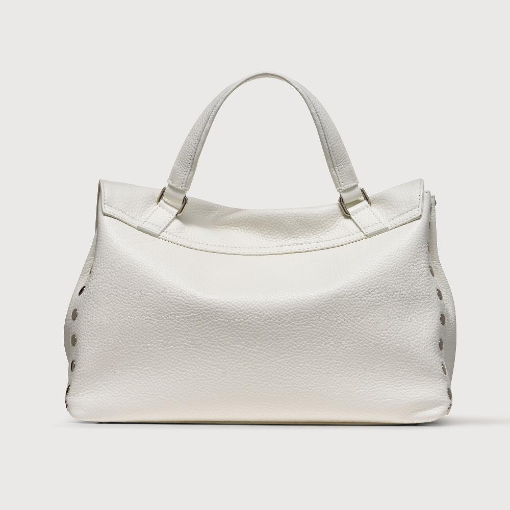 Zanellato BORSA POSTINA® MEDIUM IN PELLE MARTELLATA BIANCO LATTE | Zanellato Offerte