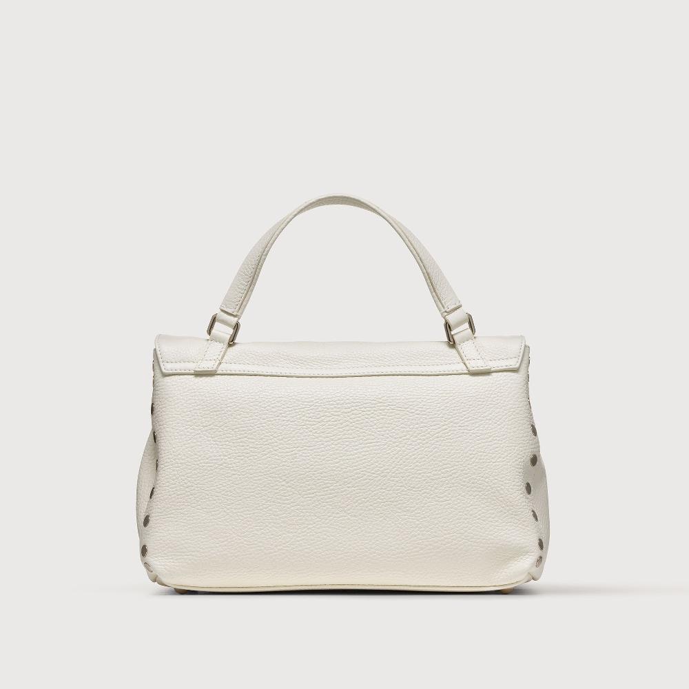 Zanellato BORSA POSTINA® SMALL IN PELLE MARTELLATA BIANCO LATTE | Zanellato Vendita Calda