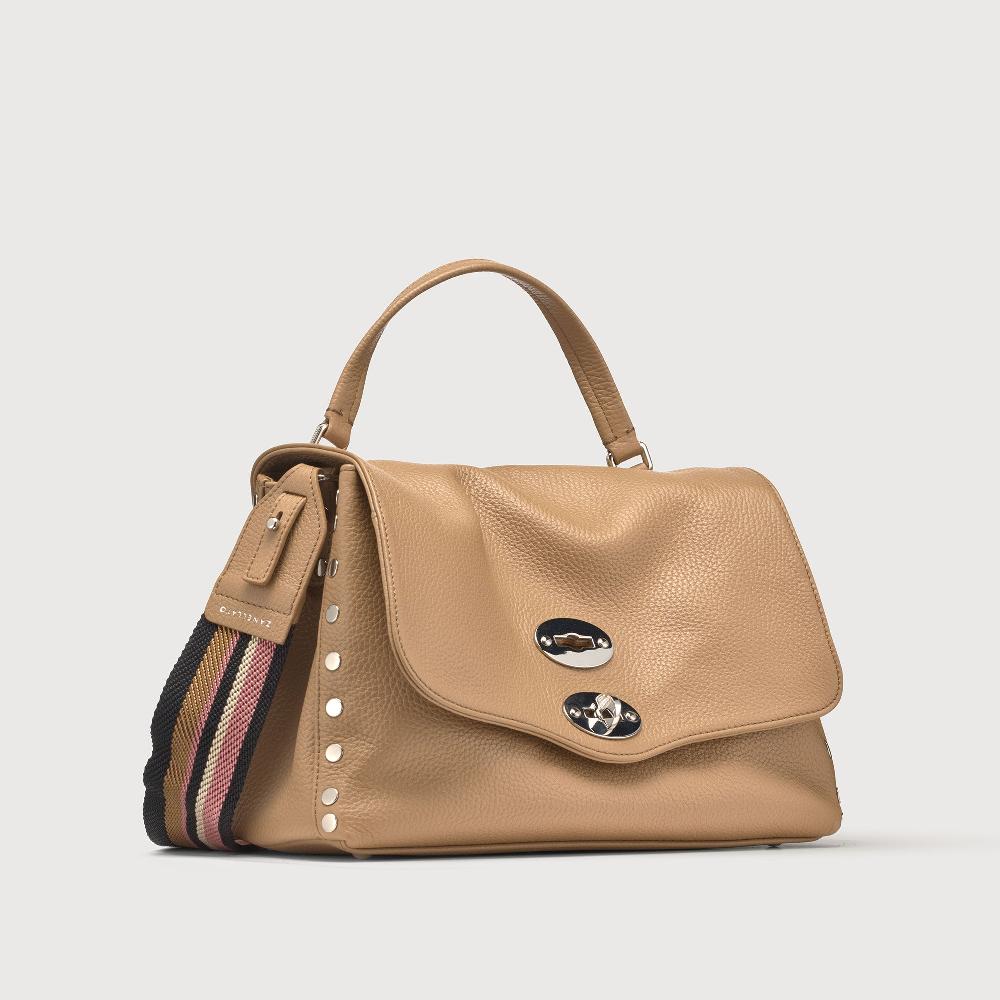 Zanellato BORSA POSTINA® SMALL IN PELLE MARTELLATA CAPPUCCINO | Zanellato Vendita Economica