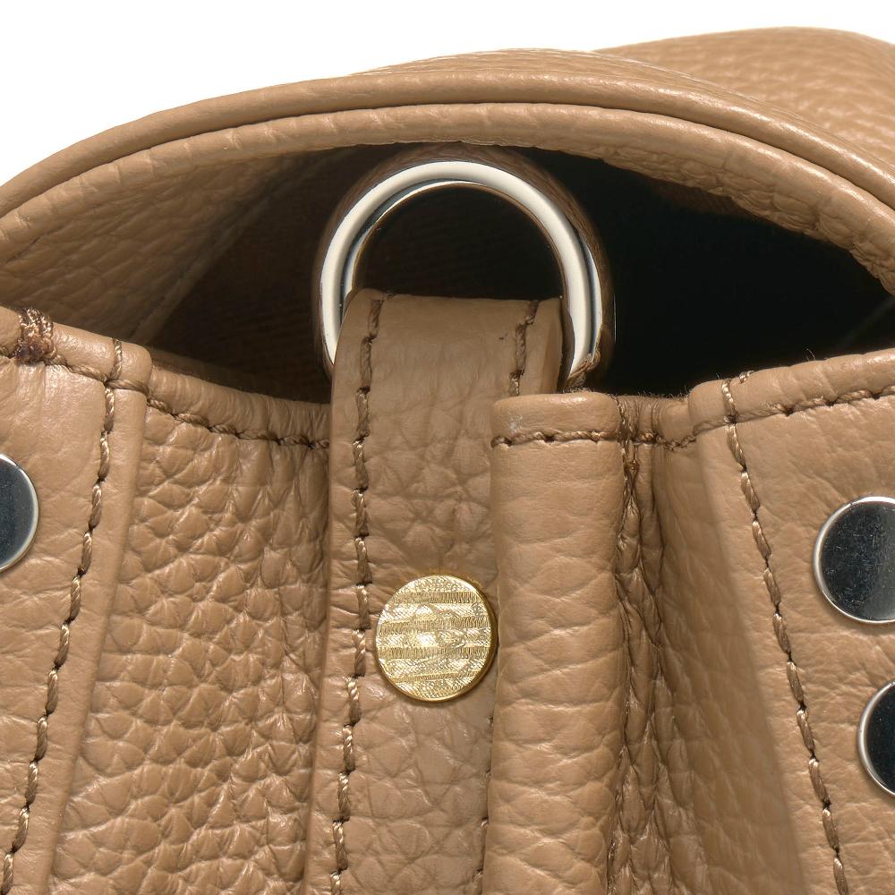 Zanellato BORSA POSTINA® SMALL IN PELLE MARTELLATA CAPPUCCINO | Zanellato Vendita Economica
