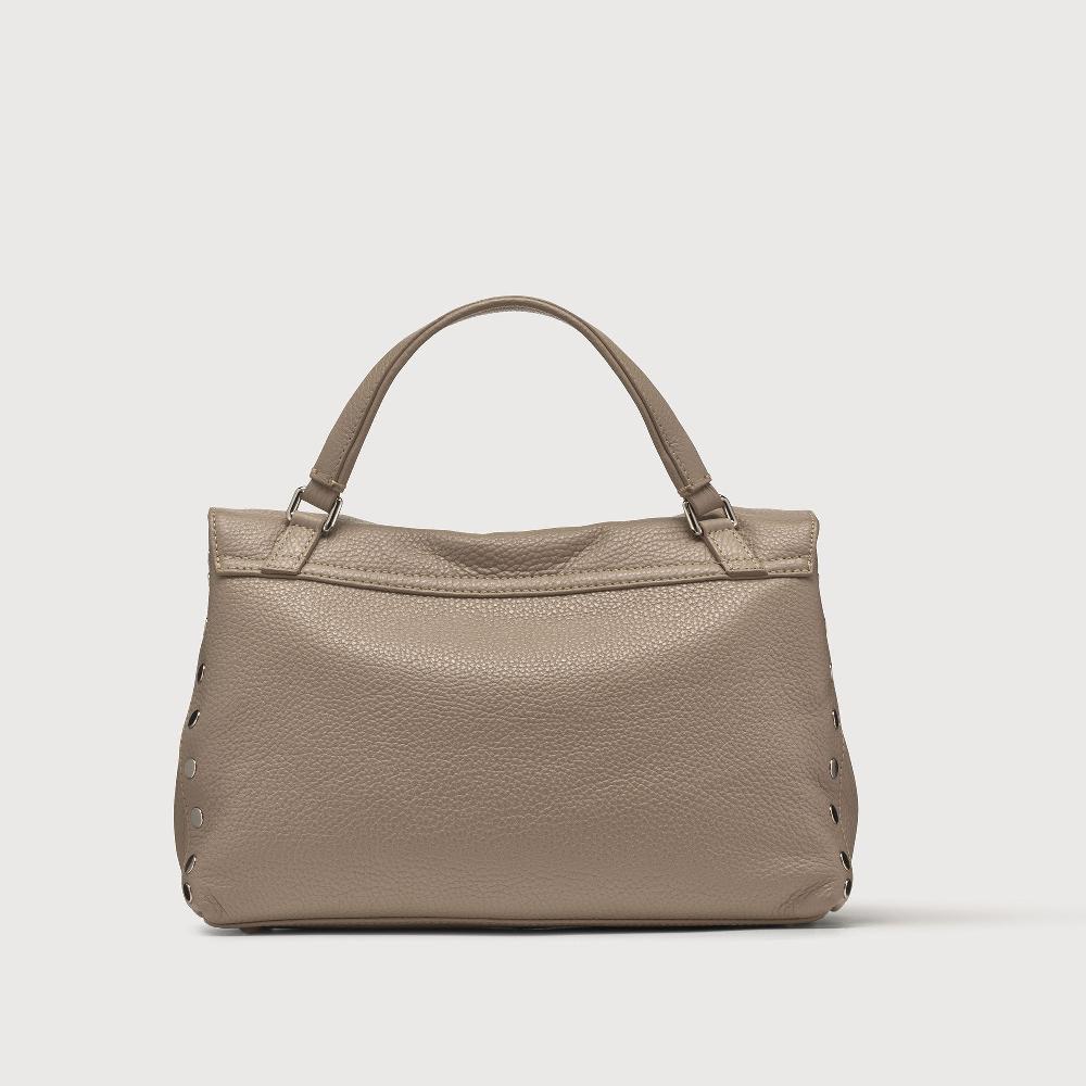 Zanellato BORSA POSTINA® SMALL IN PELLE MARTELLATA CRETA | Zanellato Saldi Di Fabbrica