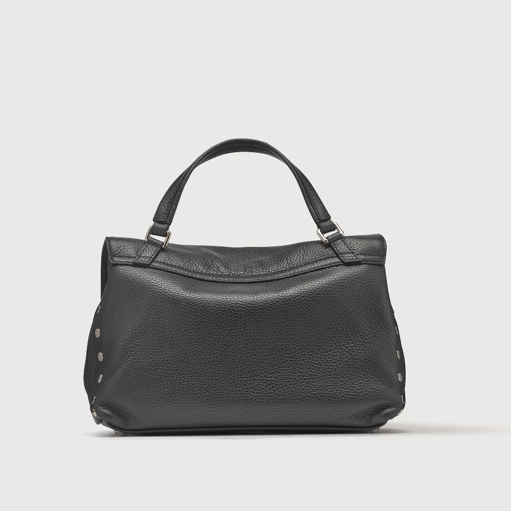 Zanellato BORSA POSTINA® SMALL IN PELLE MARTELLATA BLACK NERO | Zanellato Vendite Flash