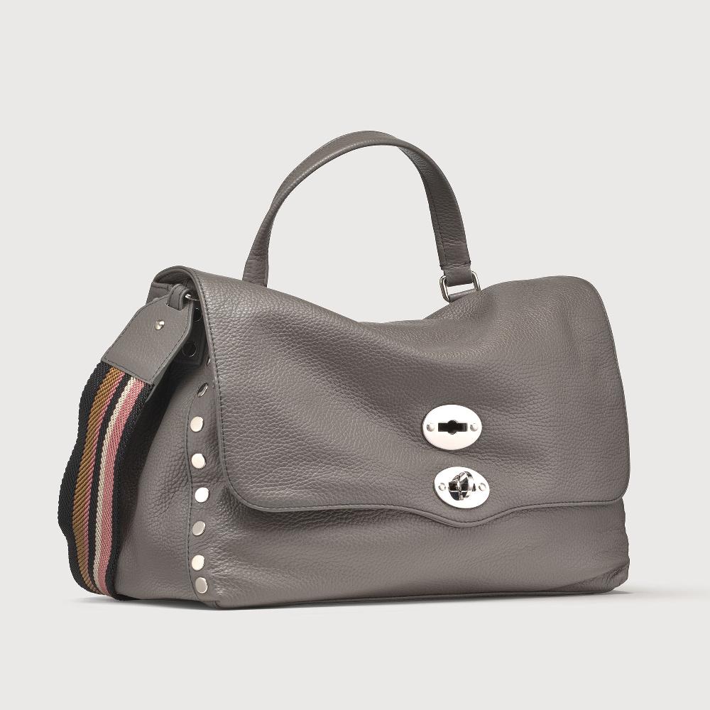 Zanellato BORSA POSTINA® MEDIUM IN PELLE MARTELLATA MONTEBIANCO | Zanellato Negozio