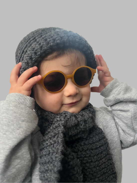 ﻿Zerobarracento Hand-knitted wool hat for baby Moda