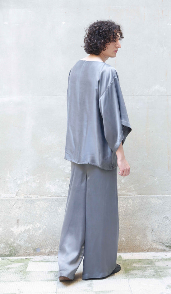 ﻿Zerobarracento Half-Sleeve Bemberg Blouse Fino Al -60%