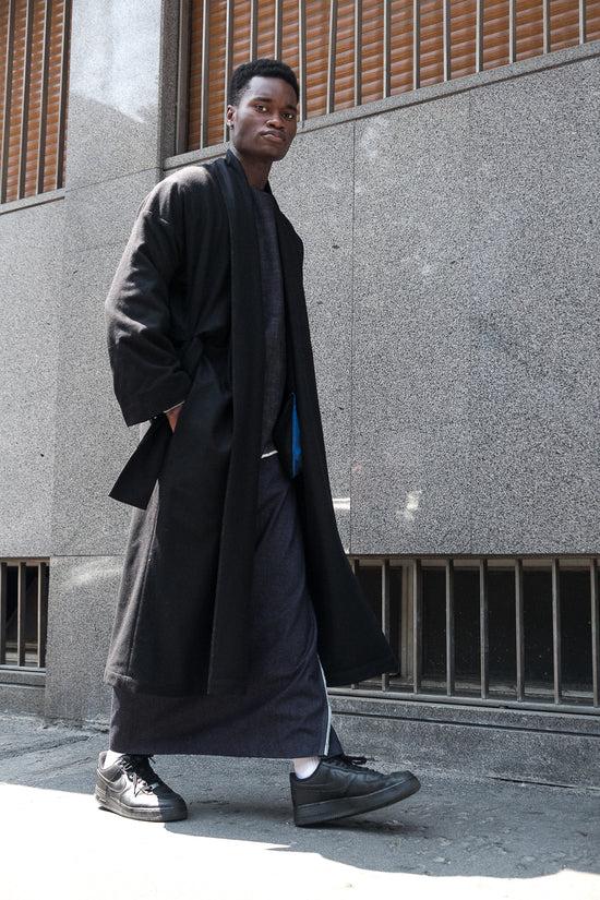 ﻿Zerobarracento Extra long Luciana overcoat Outlet