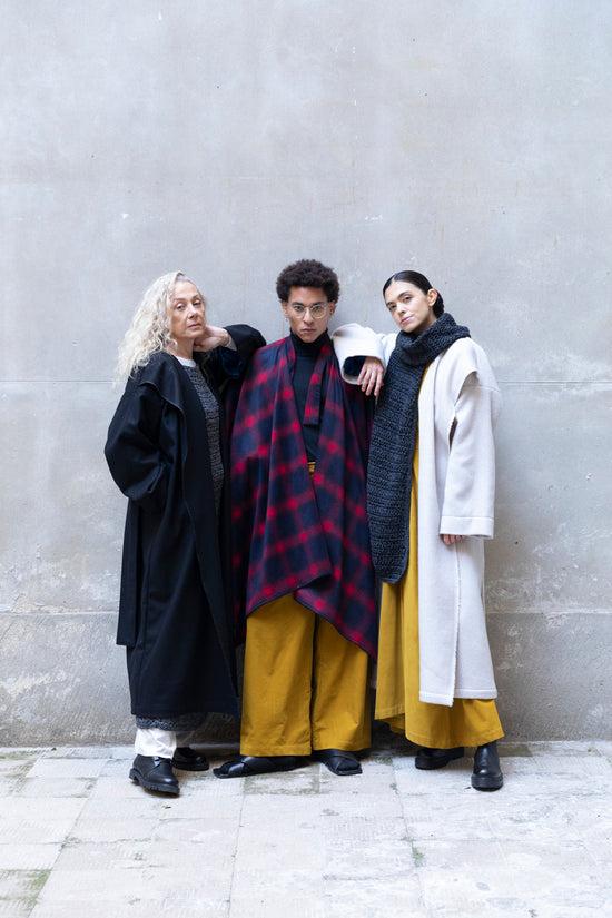 ﻿Zerobarracento Recycled Wool Long Overcoat Hotsell