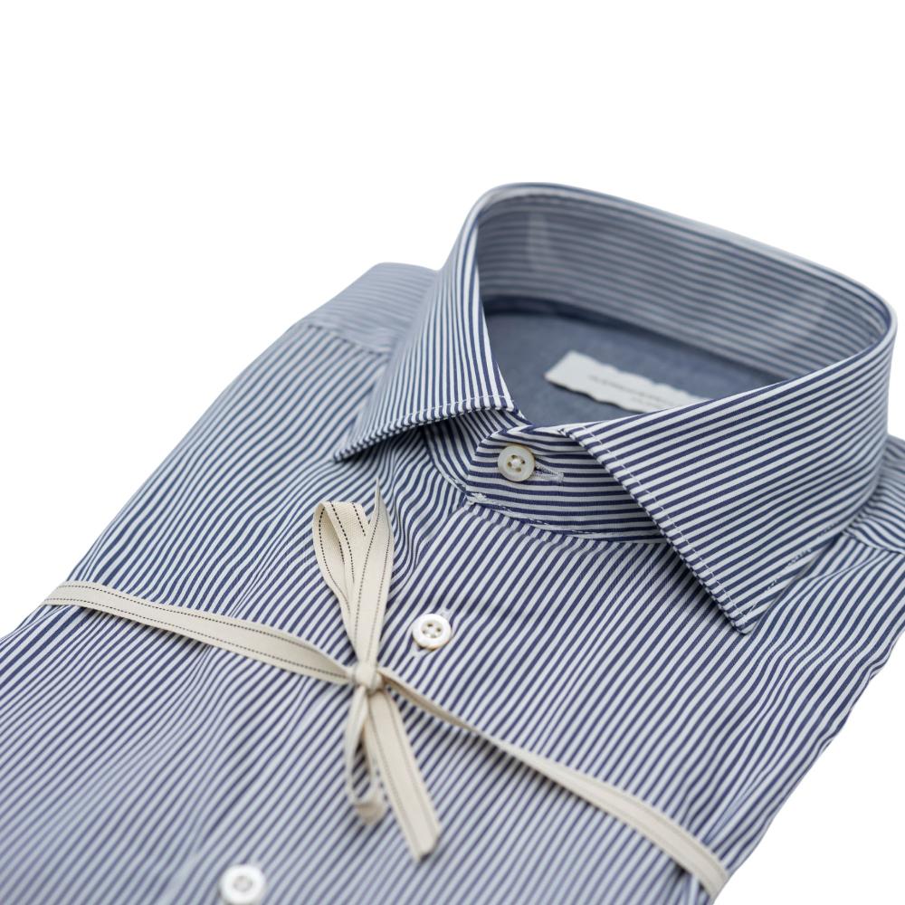 Alessandro Lamura Camicia Fantasia A Riga – 100%Cotone Italy