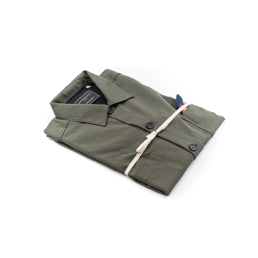 Alessandro Lamura Camicia Overshirt Strech – Collo Italiano Hotsell